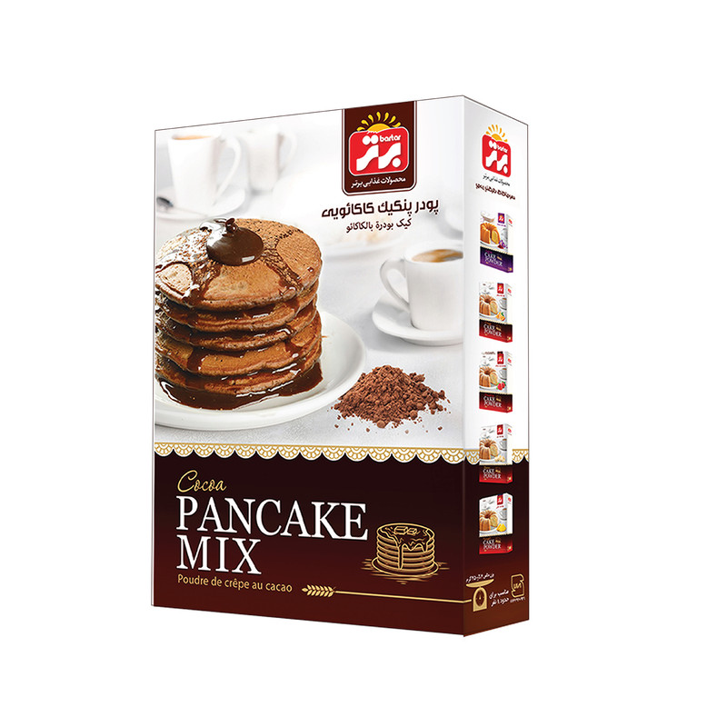 خرید و قیمت پودر پنکيک شکلاتی برتر - 250 گرم