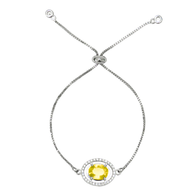 دستبند نقره زنانه کد AV174B-S10 C3