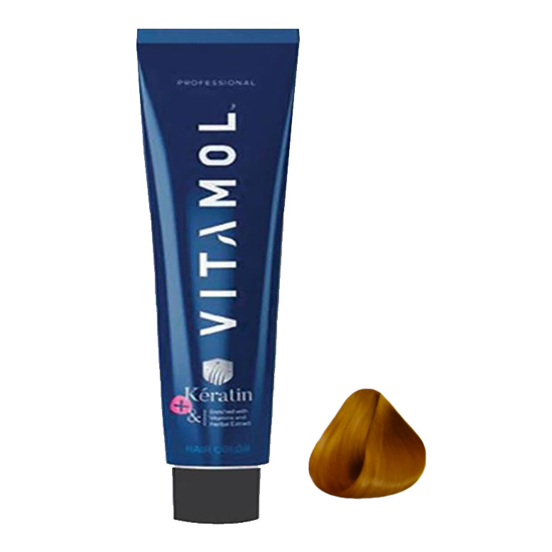 رنگ مو ویتامول سری Chocolate Gold شماره 9.85 حجم 120 میلی لیتر رنگ بلوند شکلاتی طلایی خیلی روشن