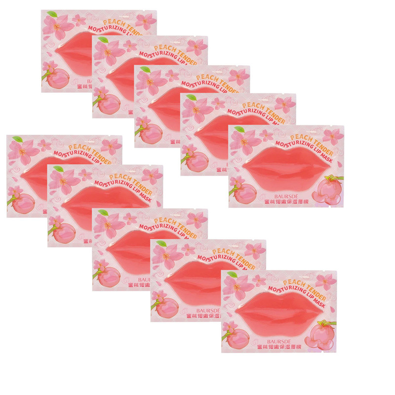 خرید و قیمت ماسک لب بورسدی مدل Peach وزن 8 گرم بسته 10 عددی