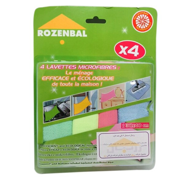 دستمال همه کاره رزنبال کد 212765 بسته 4 عددی