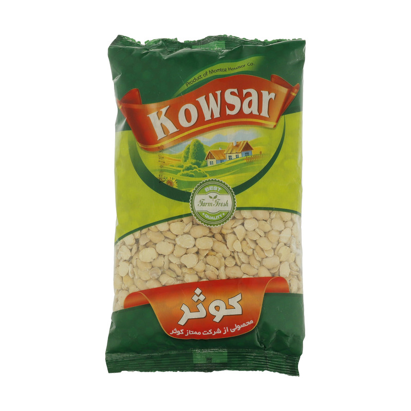 خرید و قیمت لپه باقالا زرد کوثر - 800 گرم