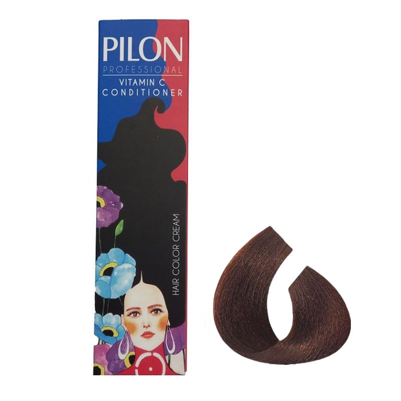 رنگ مو پیلون شماره 5.4 حجم 120 میلی لیتر رنگ فندقی روشن