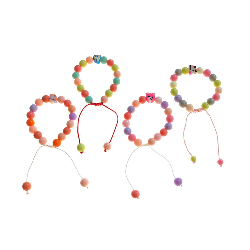 خرید و قیمت دستبند دخترانه لیمونار گالری مدل اسب و تدی مجموعه چهار عددی