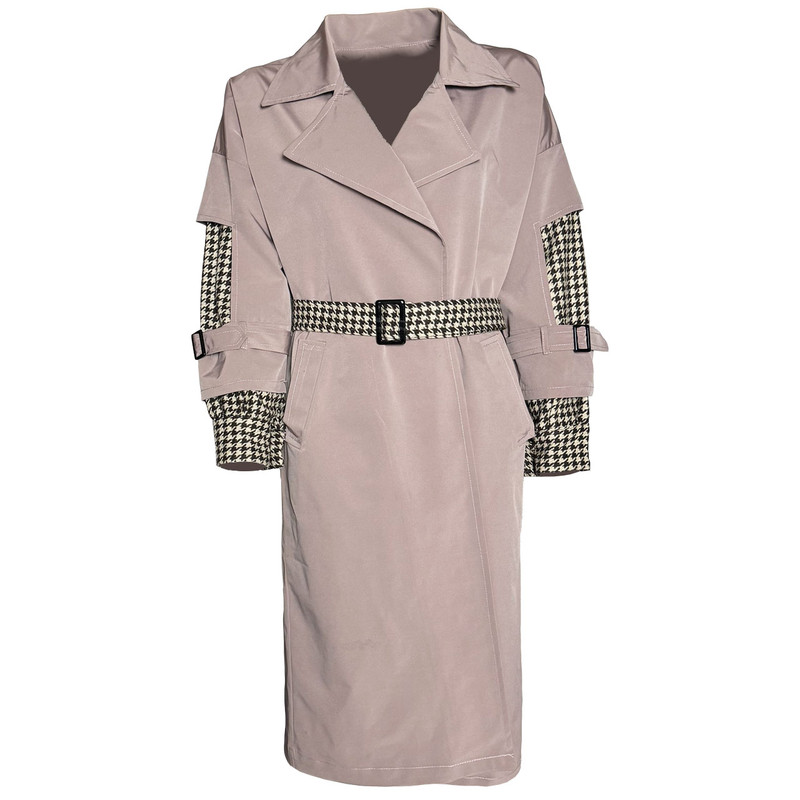 بارانی زنانه کد 6017 رنگ صورتی