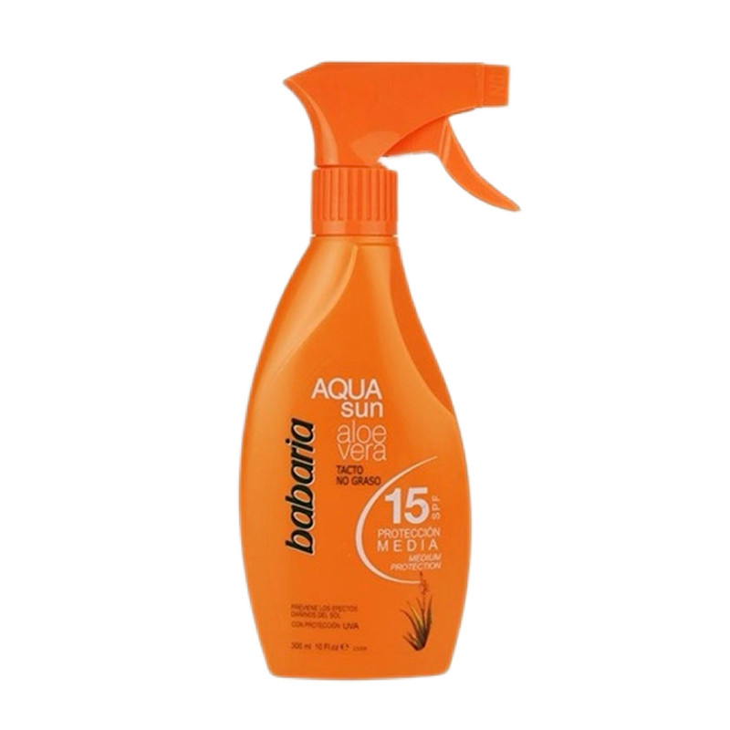خرید و قیمت اسپری برنز کننده باباریا مدل Aloe vera حجم 300 میلی لیتر