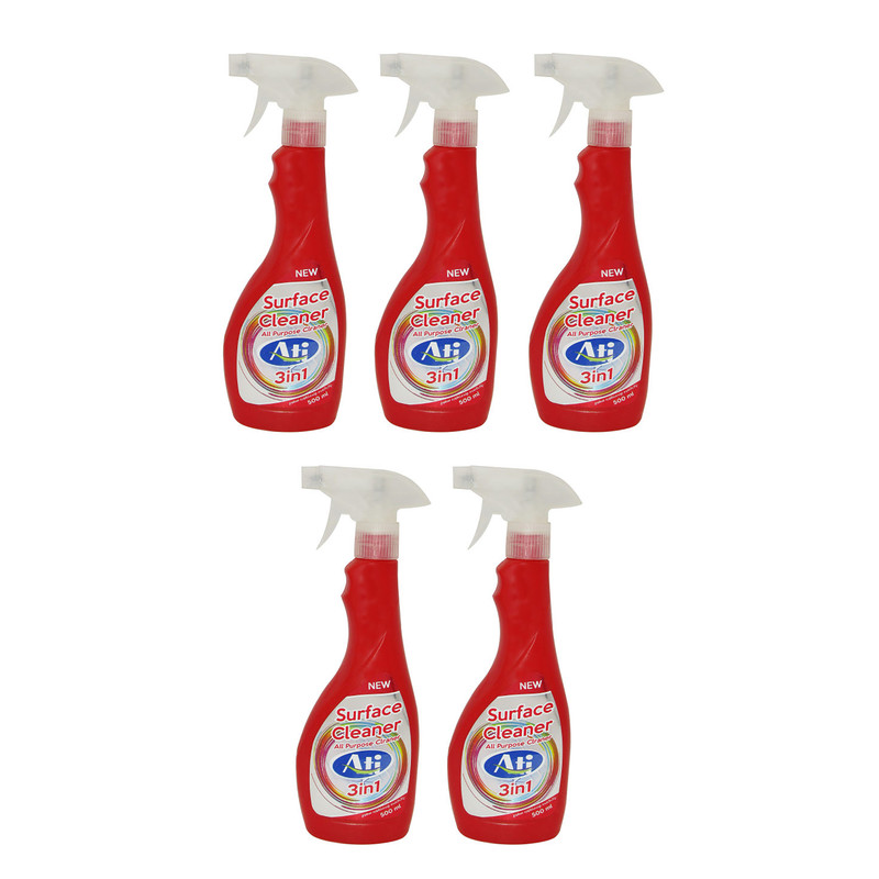 اسپری پاک کننده چند منظوره سطوح آتی مدل red1 حجم 500 میلی لیتر بسته 5 عددی