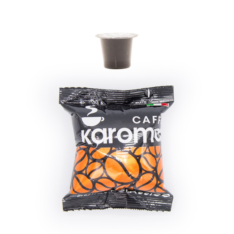 خرید و قیمت کپسول قهوه اسپرسو کاروما مدلClassico بسته سی عددی