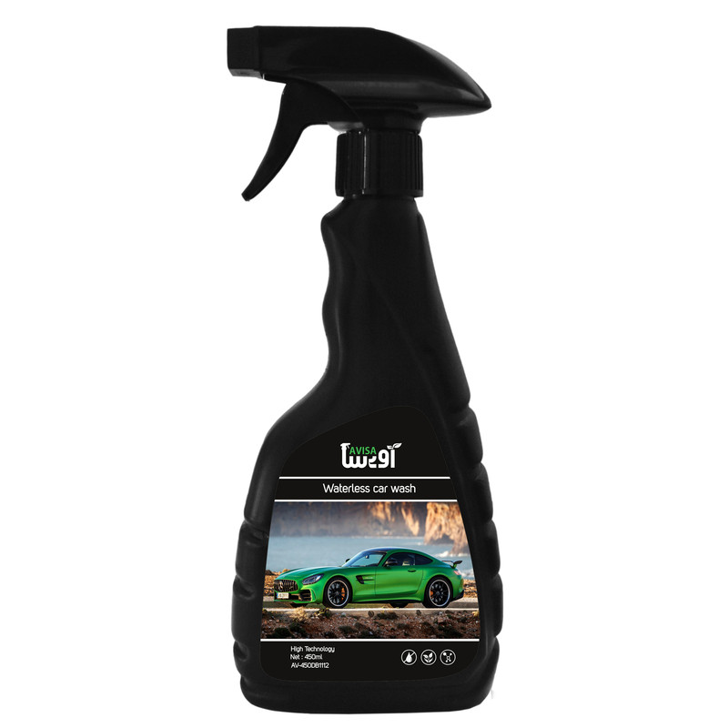 خرید و قیمت اسپری کارواش بدون آب خودرو آویسا مدل نانو AV-450DB1112 حجم 450 میلی لیتر
