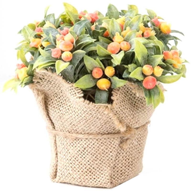 گلدان و گل مصنوعی مادام کوکو مدل 1KCICK1505