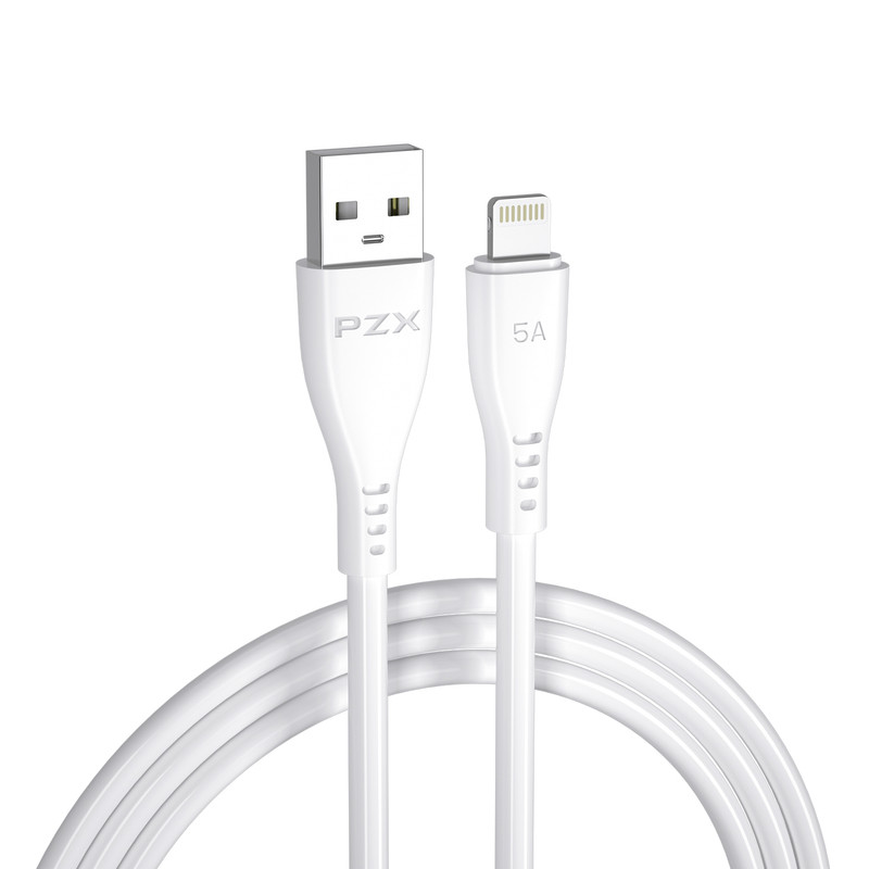 کابل تبدیل usb به لایتنینگ پی زد ایکس مدل V115 طول 1 متر