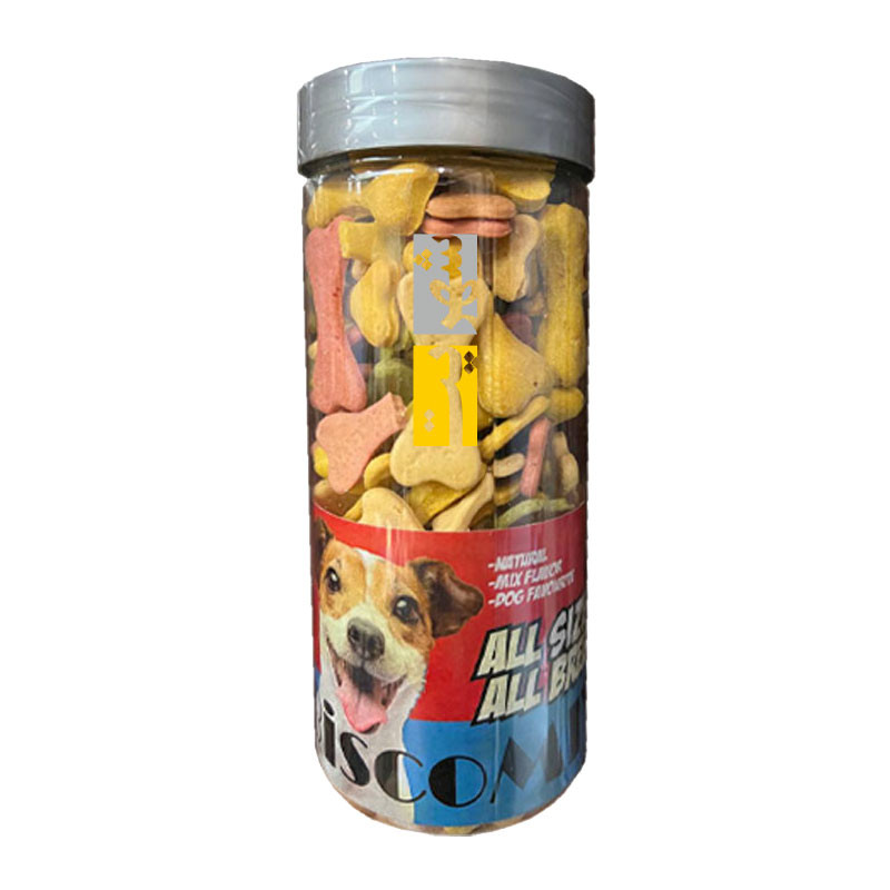 خرید و قیمت بیسکویت تشویقی سگ شهرپت مدل BiscoMix وزن 300 گرم