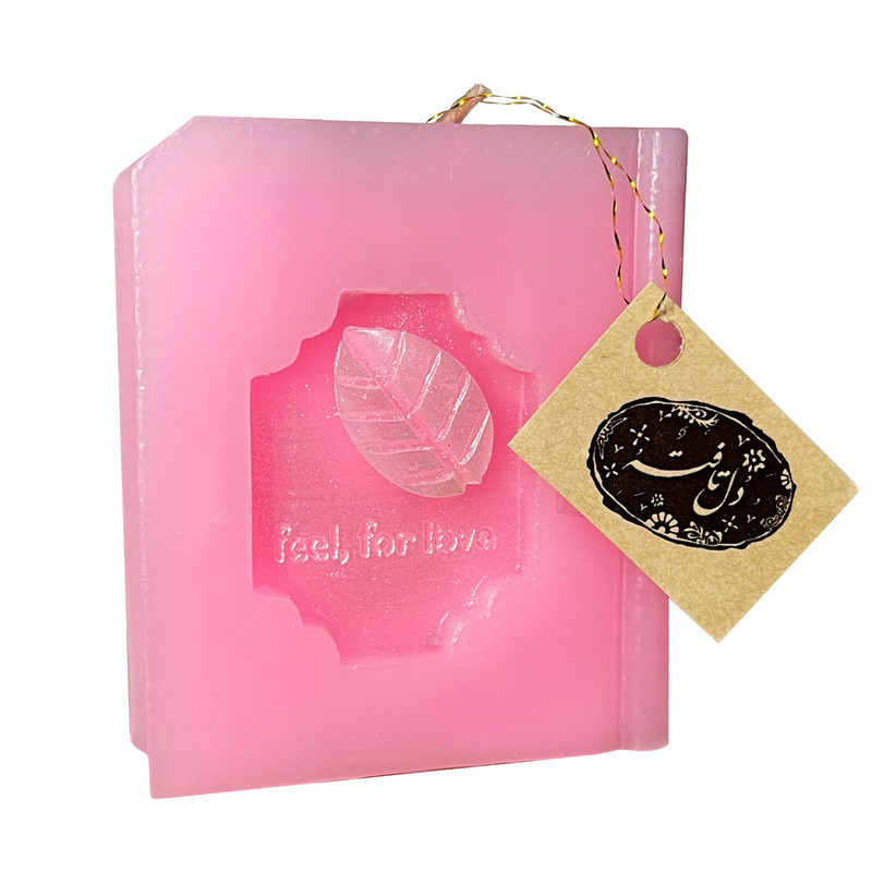 شمع دست ساز دل تافته مدل کتاب کد Del_CA16