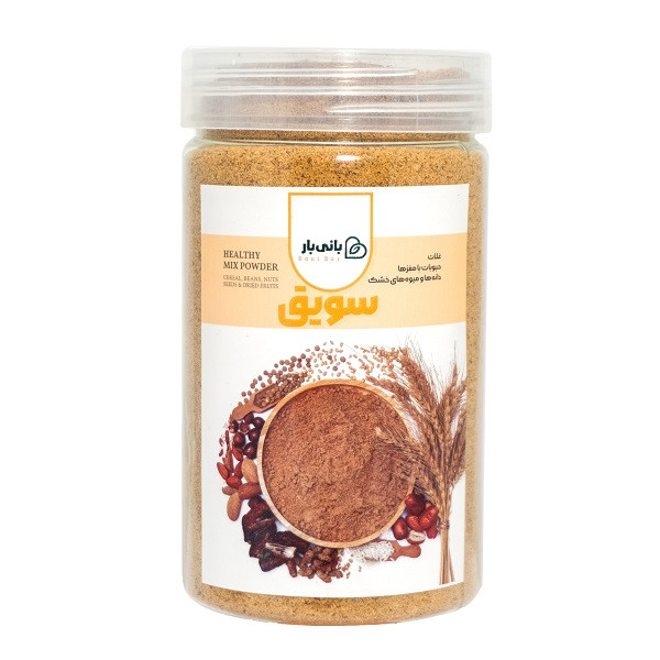 سویق غلات حبوبات با مغزهای خوراکی و میوه خشک بانی بار - 380 گرم