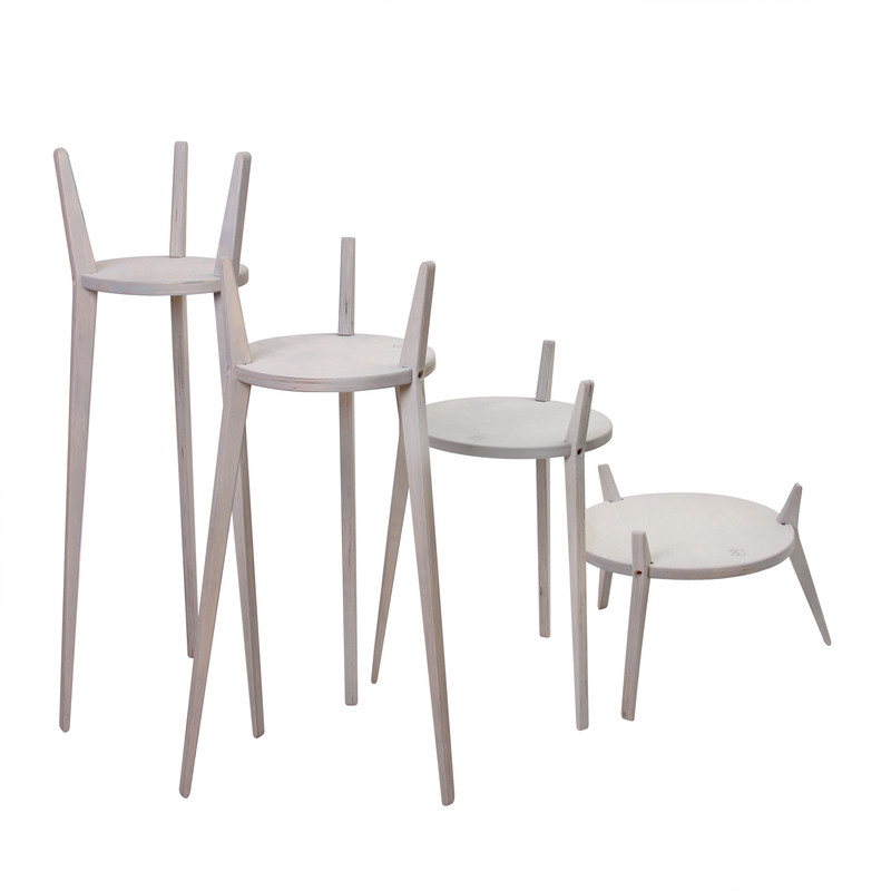 استند گلدان ریتون مدل دلتاگراف مجموعه 4 عددی