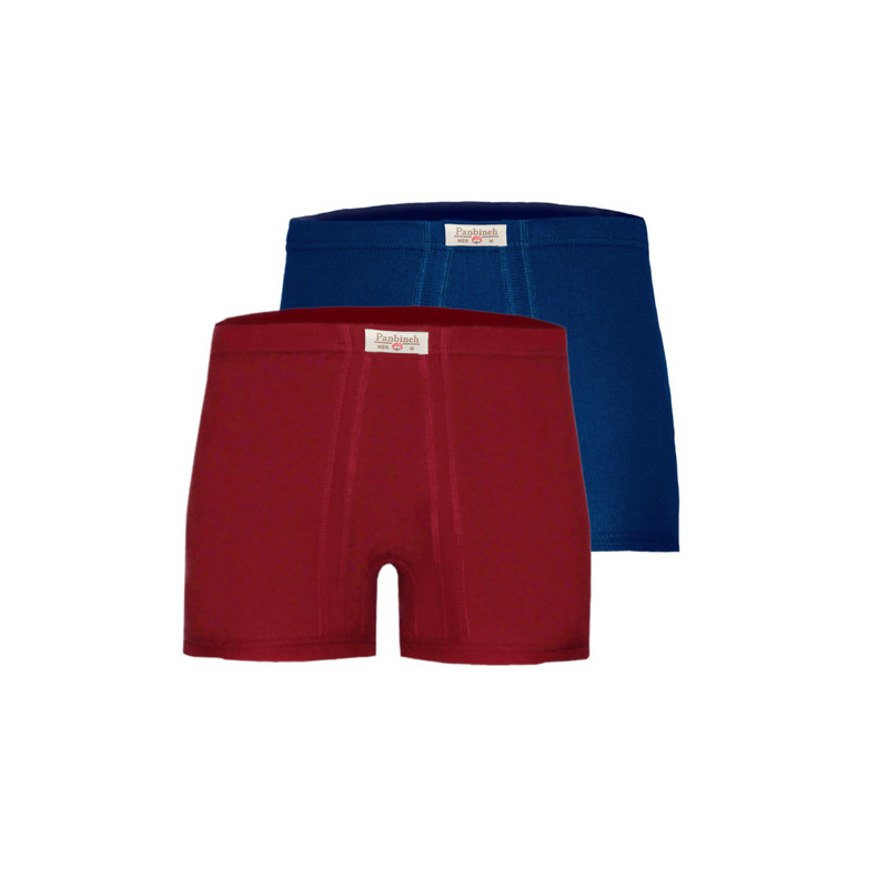 شورت مردانه پنبینه مدل نخ پنبه مجموعه 2 عددی