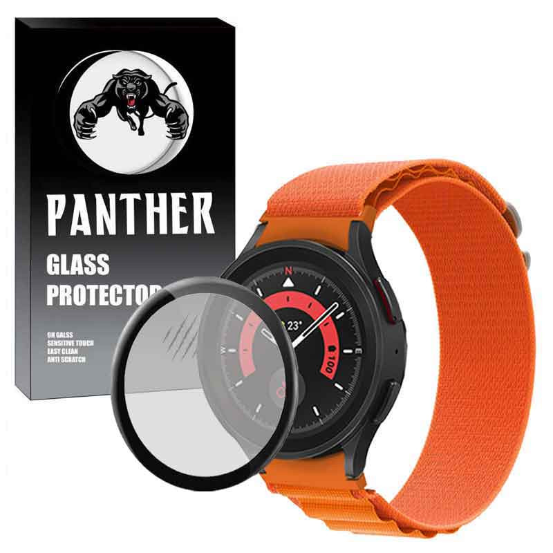 بند پنتر مدل LOOP ALPINE مناسب برای ساعت هوشمند سامسونگ Galaxy Watch 5 45 mm به همراه محافظ صفحه نمایش