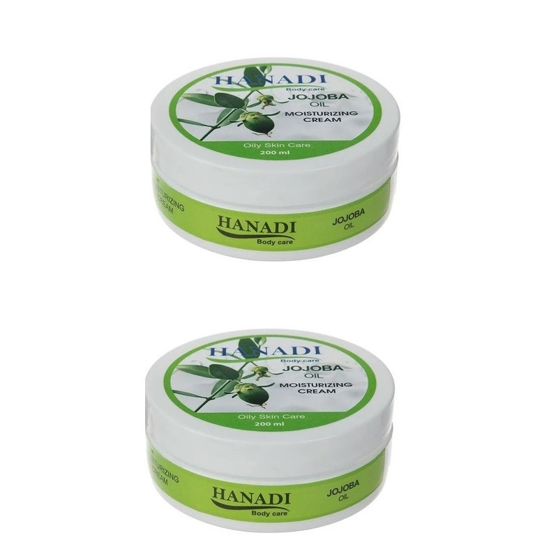 کرم مرطوب کننده دست هانادی مدل جوجوبا مناسب پوست های حساس و خشک حجم 200 میلی لیتر مجموعه 2 عددی