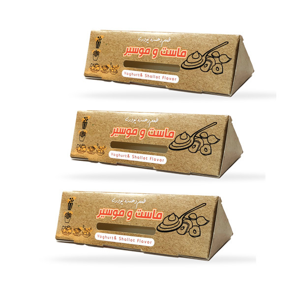 طعم دهنده ماست و موسیر دکتر طعم _ 50 گرم مجموعه 3 عددی