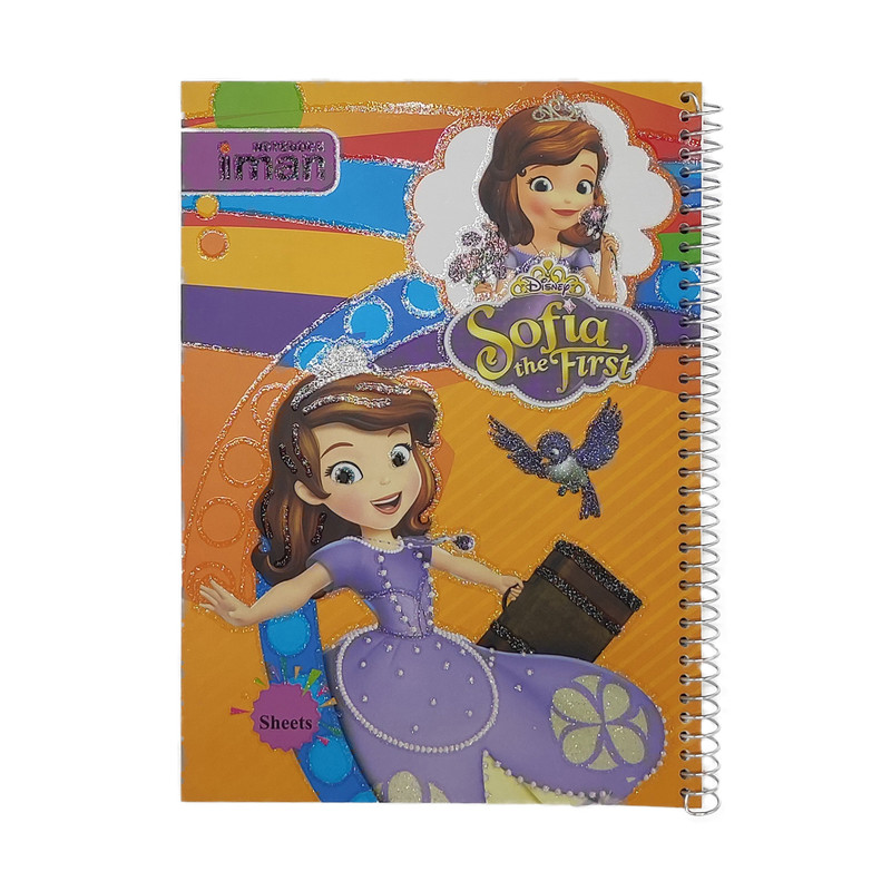 دفتر مشق 40 برگ ایمان مدل Sofia کد 8501