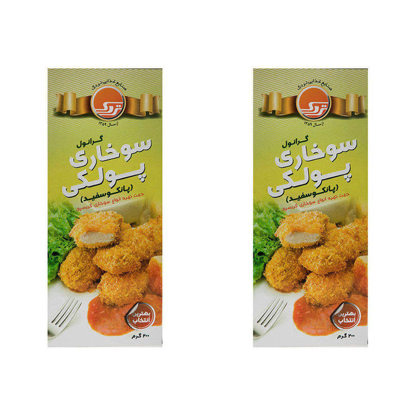 خرید و قیمت گرانول سوخاری پولکی پانکو سفید تردک مقدار 200 گرم بسته 2 عددی