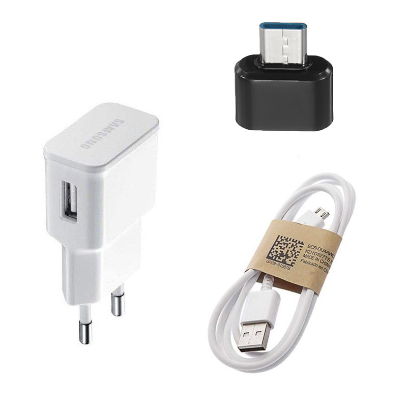 شارژر دیواری مدل EP_WEQ200 به همراه کابل Micro USB و مبدل OTG