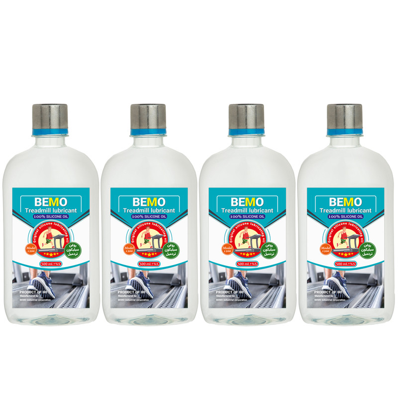 روغن تردمیل بمو مدل 1200 حجم 500 میلی لیتر بسته 4 عددی