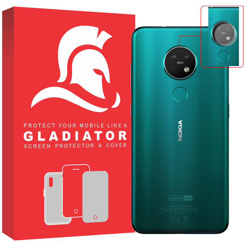 محافظ لنز دوربین گلادیاتور مدل GCN1000 مناسب برای گوشی موبایل نوکیا 7.2