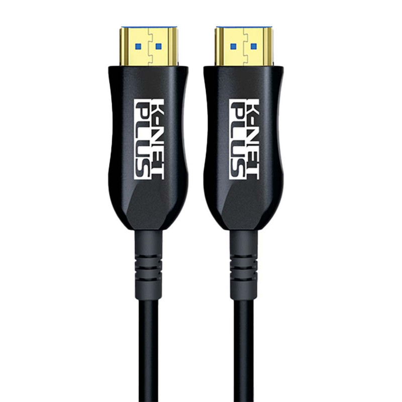 کابل HDMI 2.0 فیبر نوری کی نت پلاس مدل KP-CHAOC250 طول 25 متر