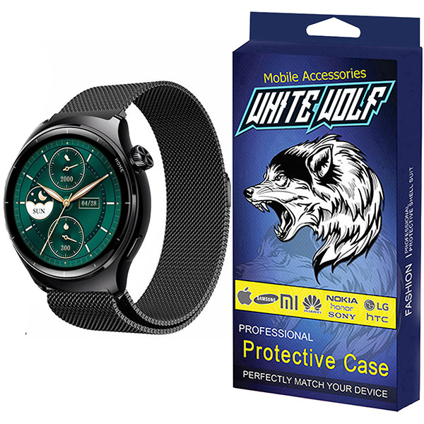 بند وایت ولف مدل WB-Mill مناسب برای ساعت هوشمند میبرو لایت 3 / لایت 3 پرو