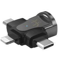 مبدل USB 3.0 OTG به USB-C/ MICROUSB/ لایتنینگ هارمن مدل OTG-ALL IN ONE