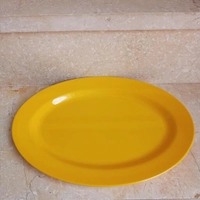 دیس برنج ملامین رنگی زرد مارک یزد ملامین یزد دارای استاندارد مواد درجه یک تعداد یک عددی سایز 35 در 25 