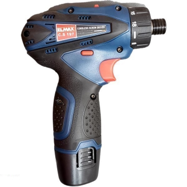 خرید و قیمت پیچ گوشتی شارژی المکس مدل C.D197