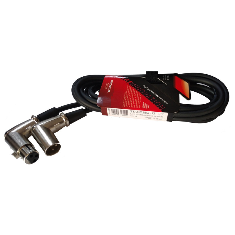 خرید و قیمت کابل کنان مادگی به کنان نری پروئل مدل STAGE280LU2-90° طول 2 متر
