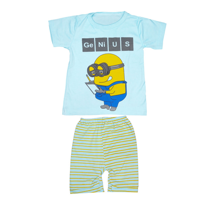 ست تی شرت و شلوارک پسرانه مدل 03