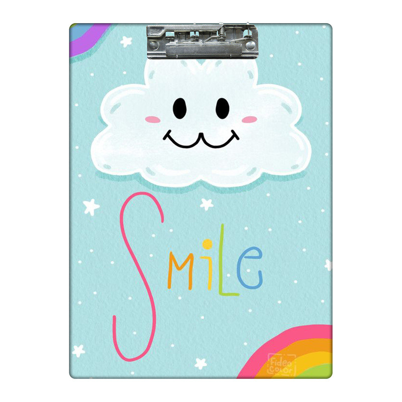تخته شاسی طرح ابر و لبخند کد 4351717 سایز A4