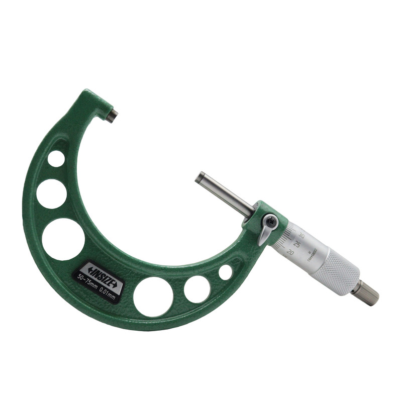 خرید و قیمت میکرومتر بیرون سنج اینسایز مدل YP-3203-25A-50-75x0.01MM گستره 50-75 میلی متر