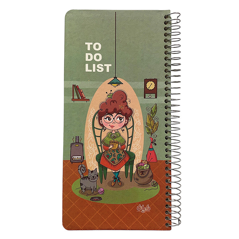 دفترچه یادداشت 100 برگ دایان مدل تودولیست طرح آنجل 04