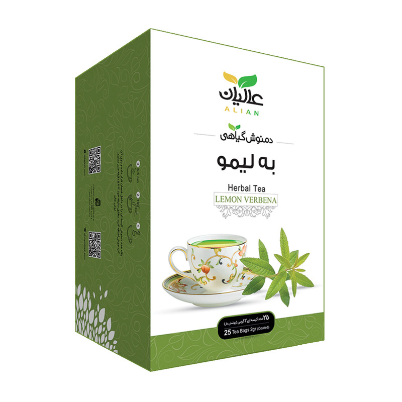 خرید و قیمت دمنوش گیاهی به لیمو عالیان بسته 25 عددی