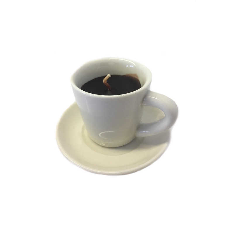 شمع عطری خانه سفید مدل فنجان قهوه