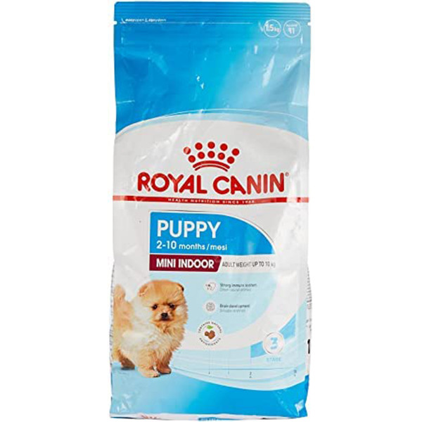 خرید و قیمت غذای خشک رویال کنین مدل مینی ایندور پاپی وزن 1.5 کیلوگرم