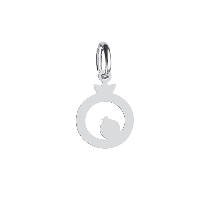 خرید و قیمت آویز گردنبند نقره هایکا طرح انار مدل n.ha-863