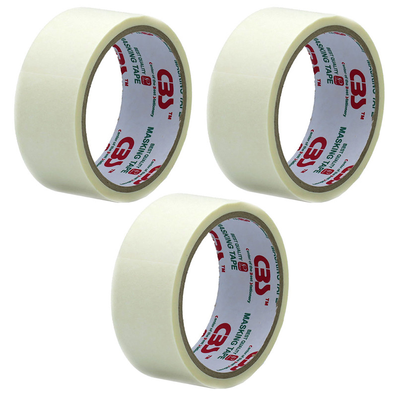 چسب کاغذی سی بی اس مدل JM1640 عرض 4 سانتی متر بسته 3 عددی