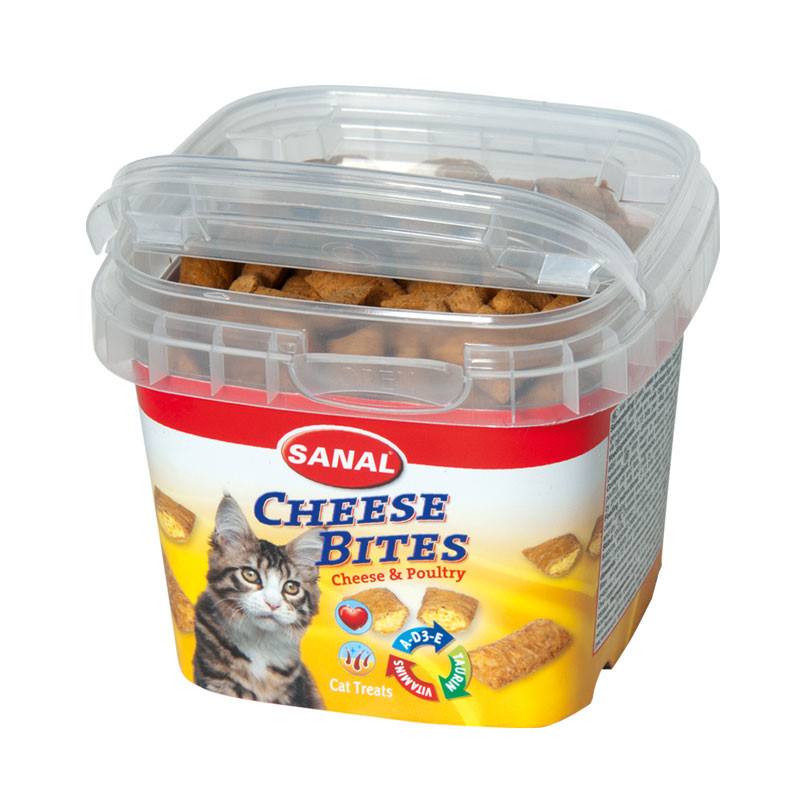 خرید و قیمت تشویقی گربه سانال مدل Cheese Bites وزن 75 گرم