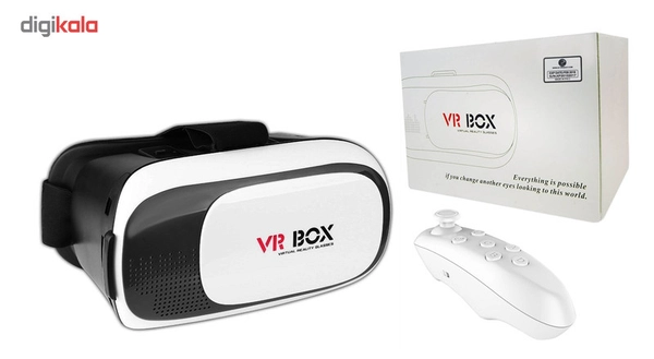 هدست واقعیت مجازی ایکس پی پروداکت مدل VR BOX به همراه ریموت کنترل 00