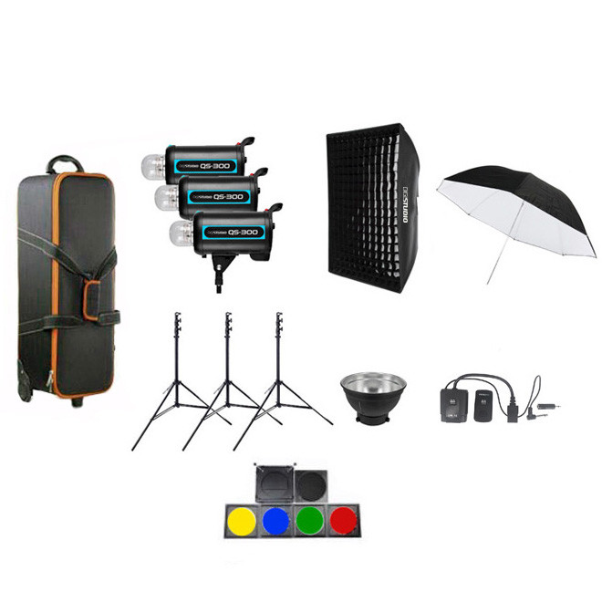 خرید و قیمت کیت فلاش استودیویی LNG QS-300