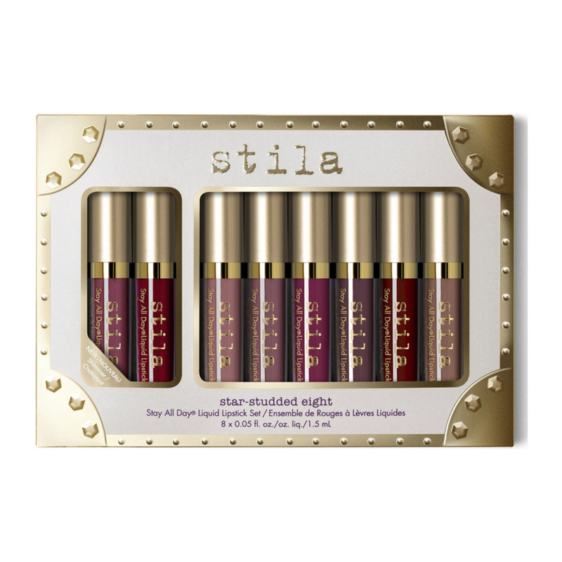 رژلب مایع استیلا مدل stay all day مجموعه 8 عددی