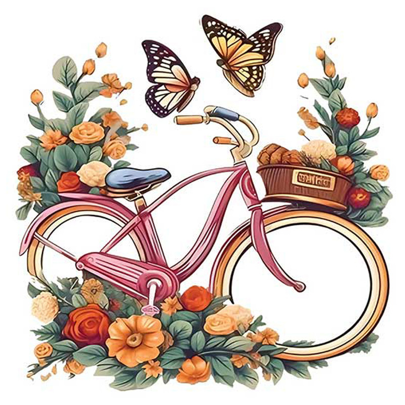 خرید و قیمت برچسب پارچه و لباس کارانس مدل دوچرخه کد AST-90