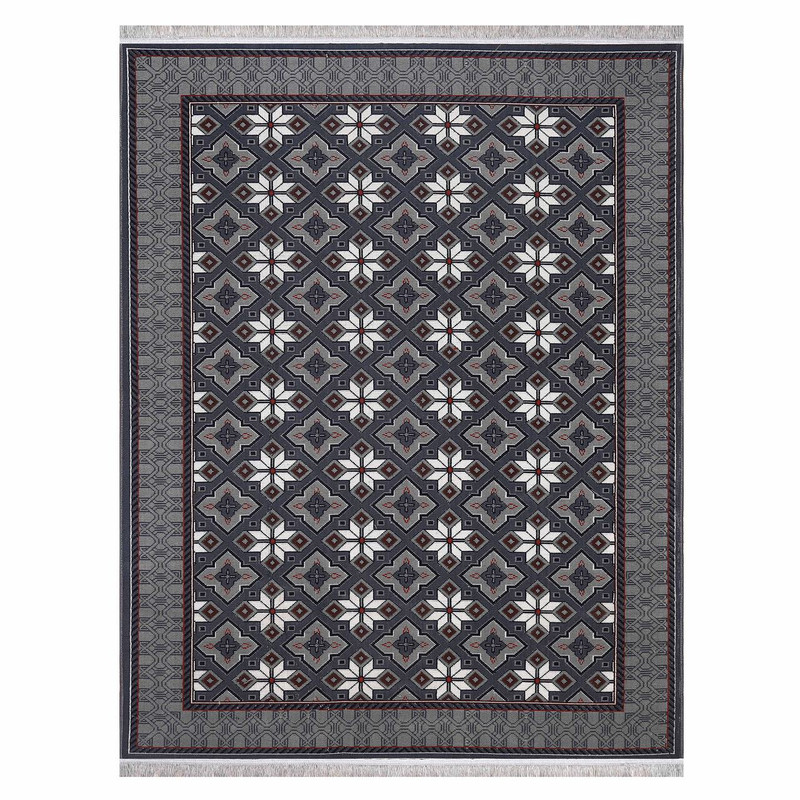 گلیم ماشینی دنیای فرش طرح ستاره کد 73