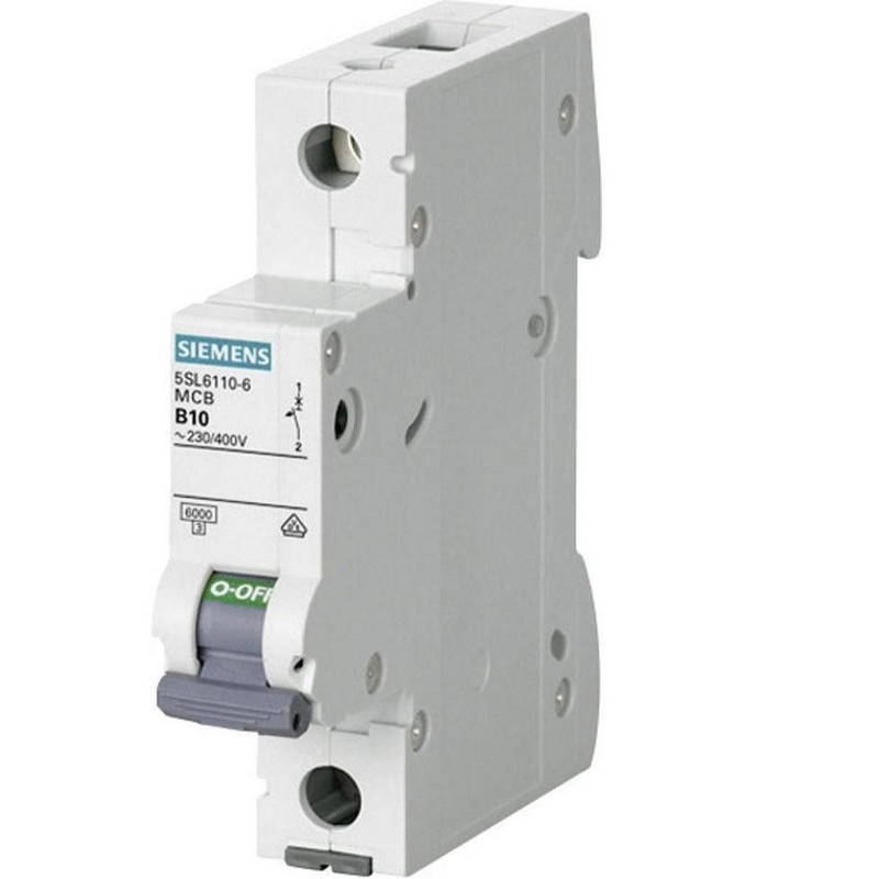 خرید و قیمت فیوز مینیاتوری تک فاز 10 آمپر زیمنس مدل B10